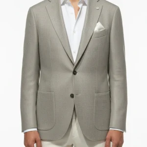 CAVALIERE Olivier Linen Blazer - Green