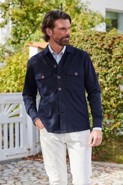 HANSEN & JACOB Clearwater Overshirt - Navy - Bild 6
