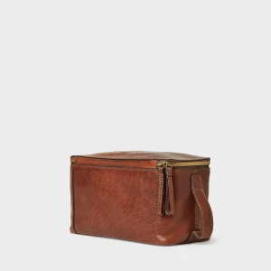 SADDLER Barolo Wash Bag - Brown