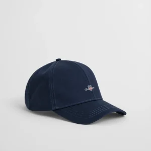 GANT Shield Cotton Twill Cap -  Marine