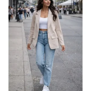 PFBLAZER – Beige kavaj